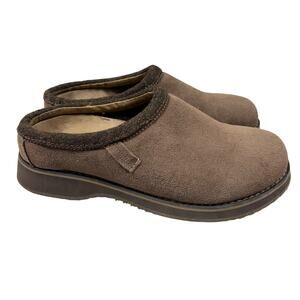 Simple Original Clogs Mules Brown Suede Slip-On Loafers Shoes Men's Size 7M